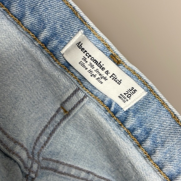 Abercrombie & Fitch | The 90’s Straight Ultra High Rise Size 20L NWT - Picture 7 of 8